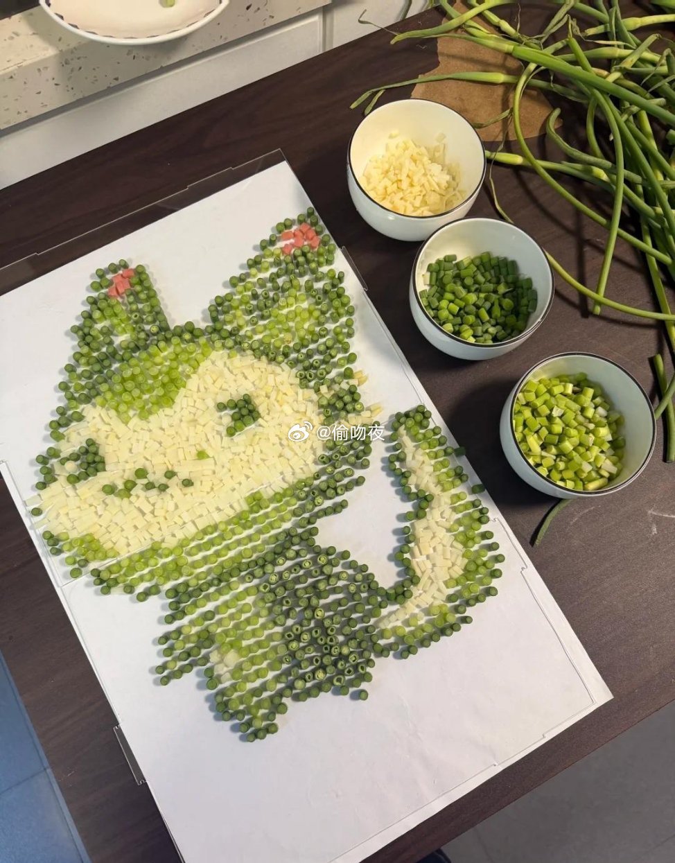 我以为是拼豆呢 这也太牛了吧 