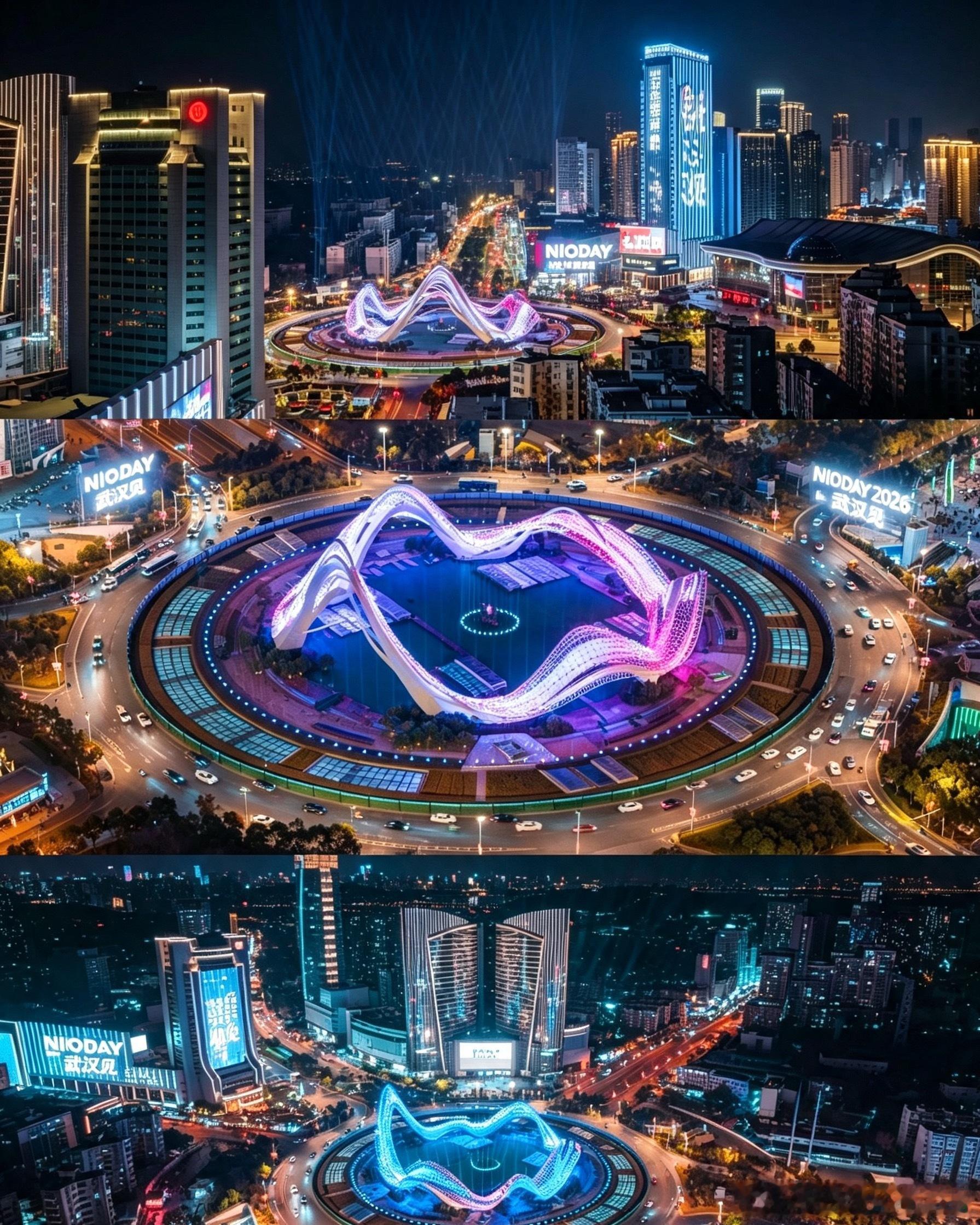 武汉市为了支持蔚来举办NIODAYNIODAY场馆给蔚来几乎免费而且… 还推掉了