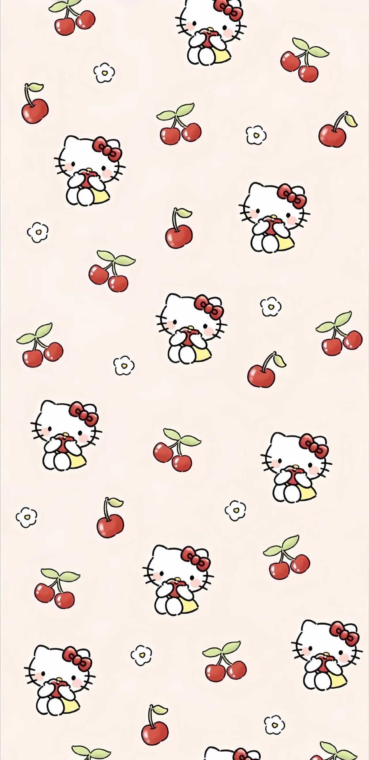 Hello Kitty壁纸分享三丽鸥｜可爱壁纸｜全屏壁纸｜少女心壁纸｜创意壁纸｜