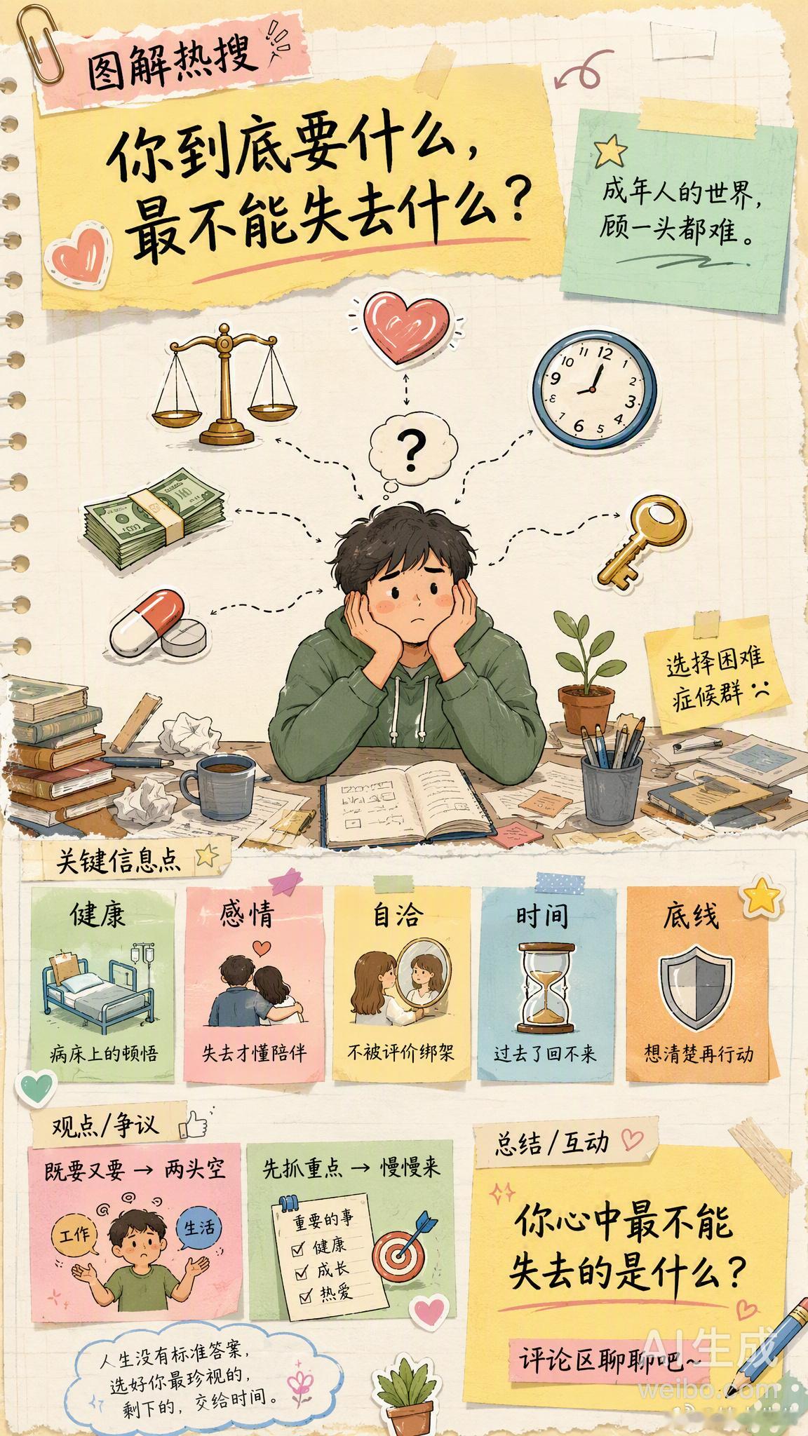你到底要什么最不能失去什么 成年人的世界里，好像永远在“既要又要”——要事业上升