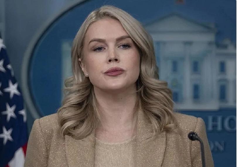 白宫新闻秘书卡罗琳·莱维特这回应挺有意思。英国《金融时报》爆料特朗普曾私下鼓动泽