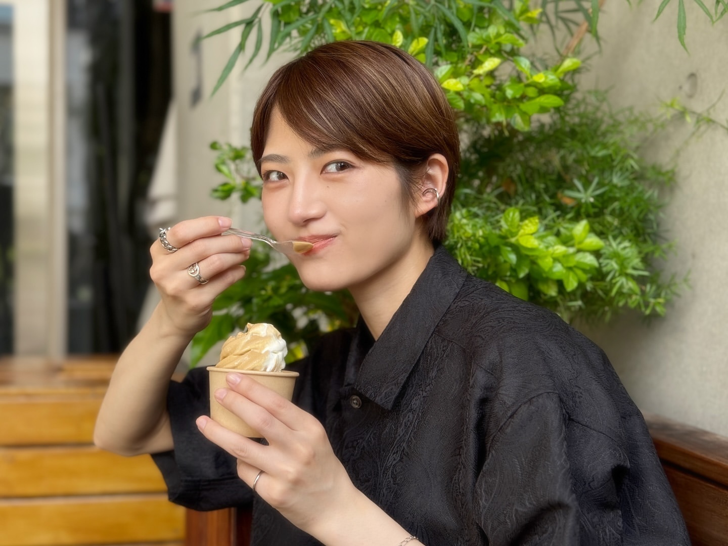 若月佑美「一緒にソフトクリームでもどうよ🍦」 ​​​