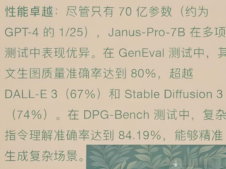 DeepSeek 最新发布的开源人工智能模型 Janus-Pro-7B 是一款多