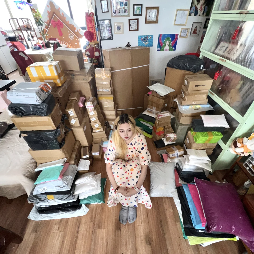 被无恙勒令把家里的快递拆了😶