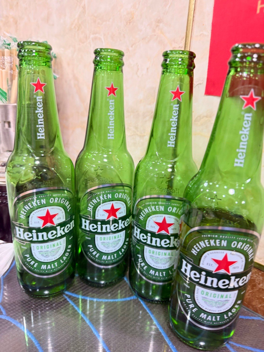 今天终于喝上啤酒了…… 