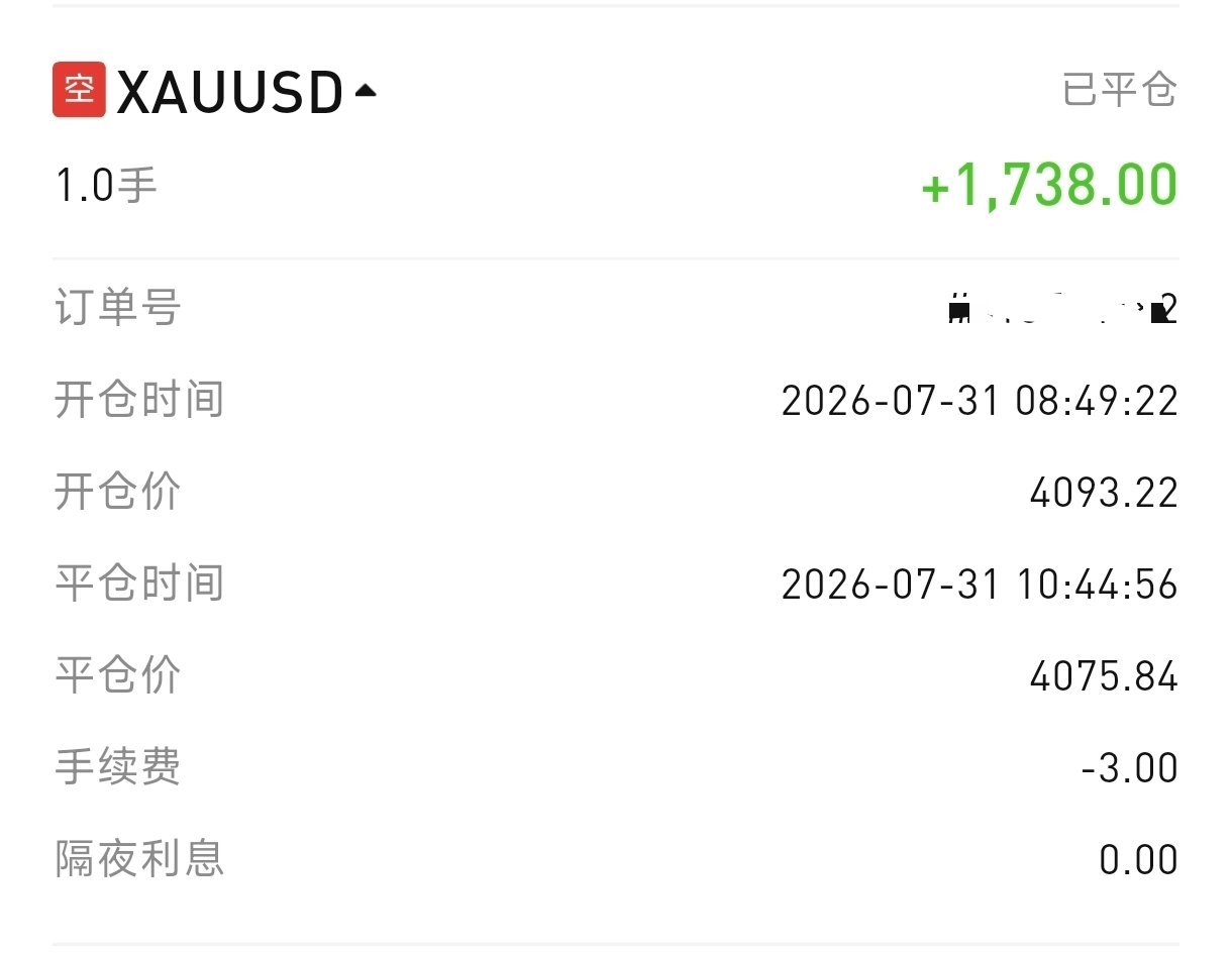 早间分析明确给到的空单位置，行情如期往下走，顺利走出三十点空间，跟上布局的学员已