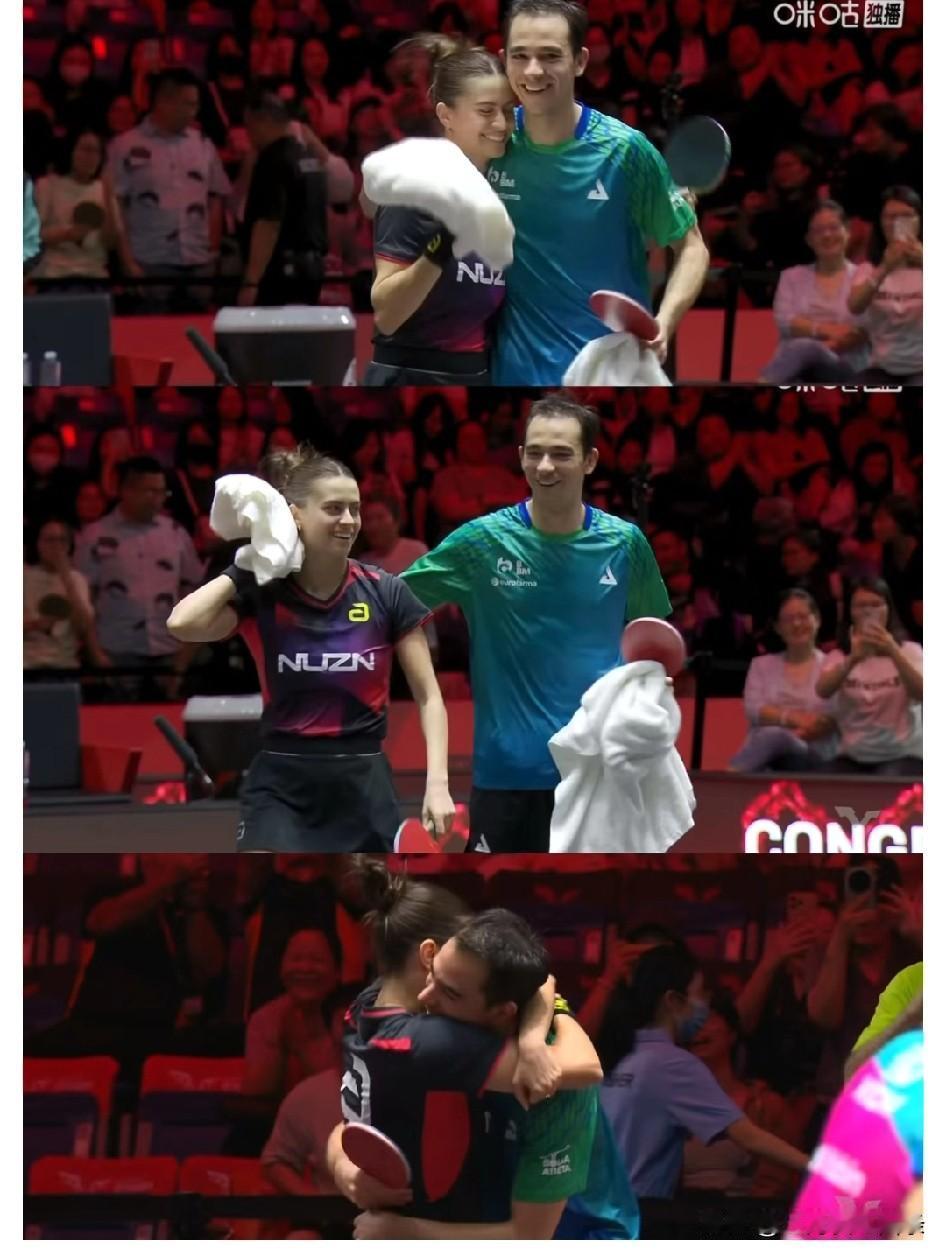 侯英超:夫妻、情侣打混双女方要情绪稳定，高桥的眼神确实非常有杀伤力。

侯英超说