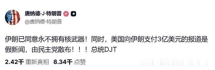 🔻网友分享：你看你，又急。美国伊朗达成和平协议海外新鲜事热点现场