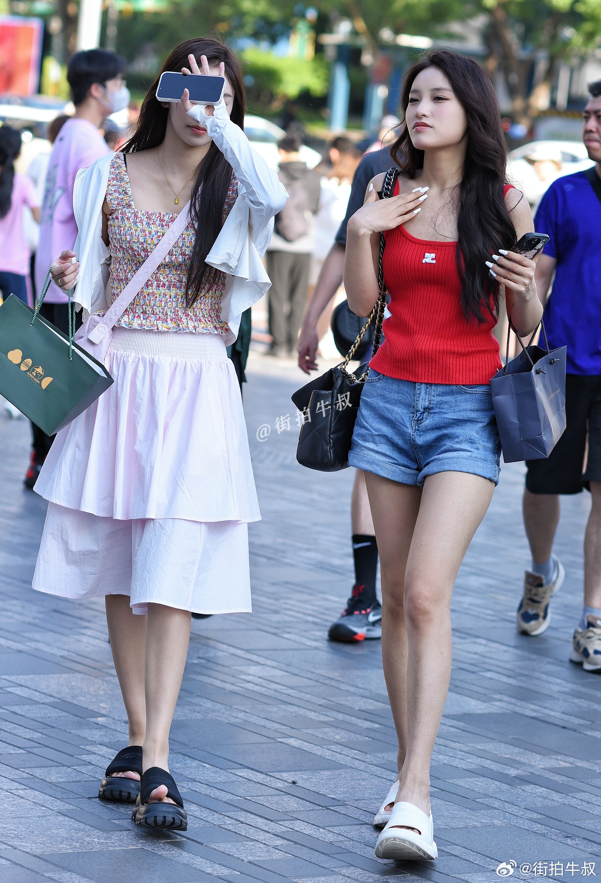 甜美少女风穿搭 