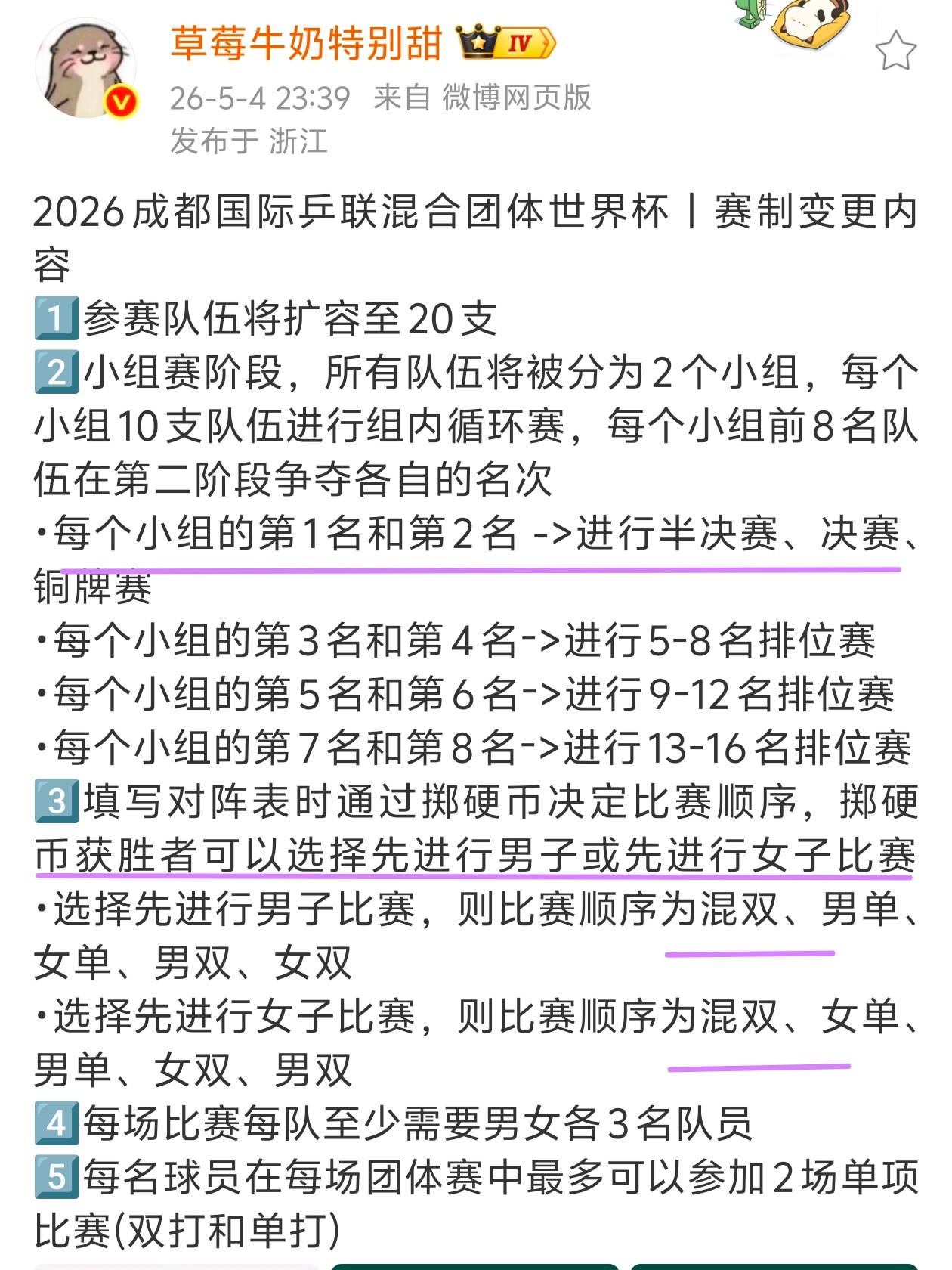 混团改制以前第一阶段4个队一组打3场小组赛然后第二阶段打循环赛6场最后半决赛、决