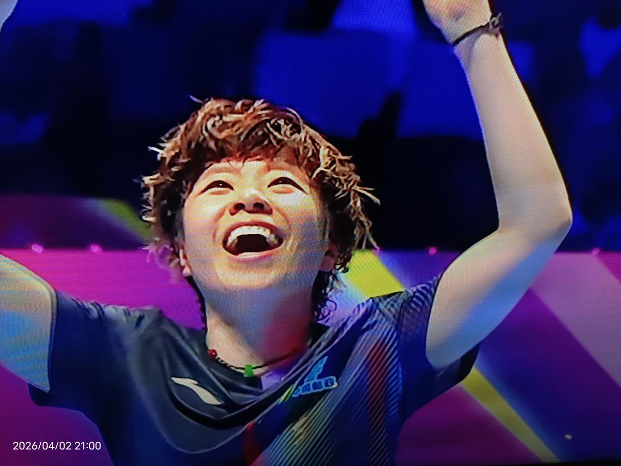 喜讯！澳门单打世界杯国乒悍将王艺迪大比分4:1将张本美和淘汰出局。
在澳门单打世