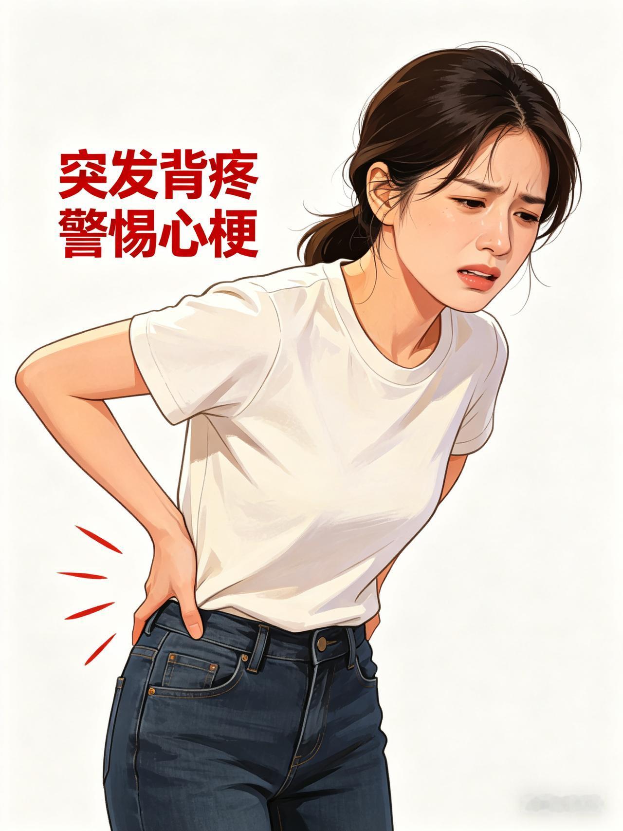 90后女子突发背疼，仅用9分钟完成心梗自救，捡回一条命。
这位年轻姑娘原本以为只