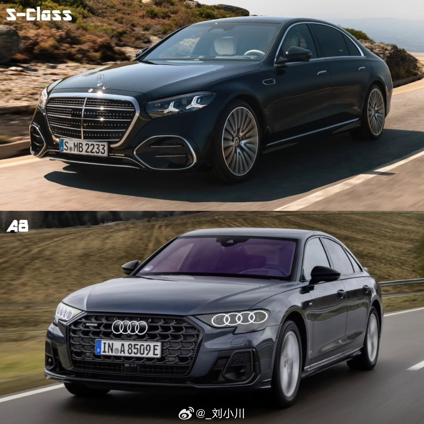 奔驰：我把车标放进了车灯，奥迪：我也行，宝马：？？？ 