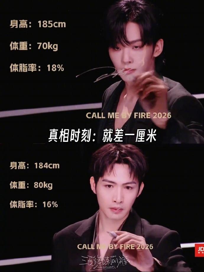 张彬彬王赫野比身高披荆斩棘缘分真的很奇妙，一公的时候张彬彬就看中王赫野，遗憾没能
