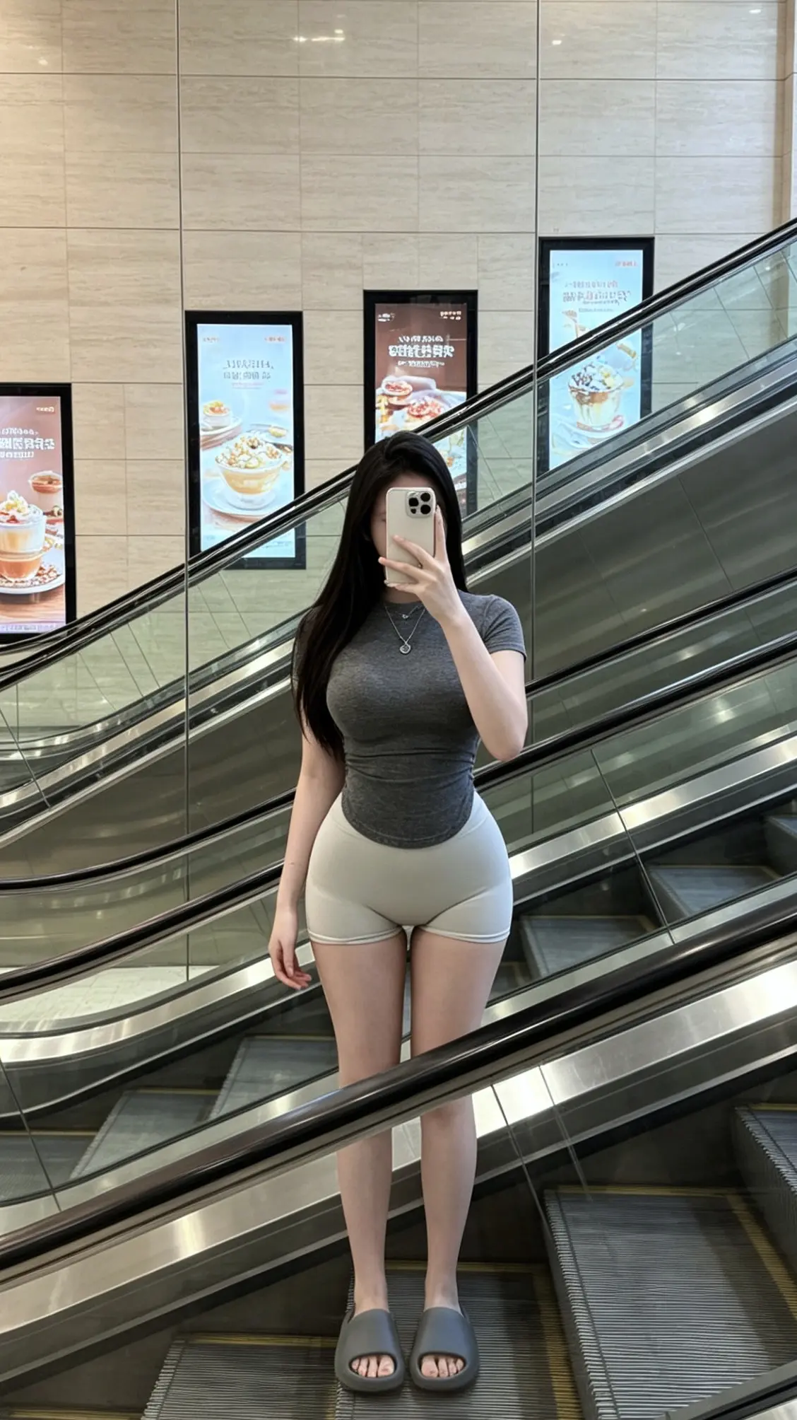 瑜伽女孩。