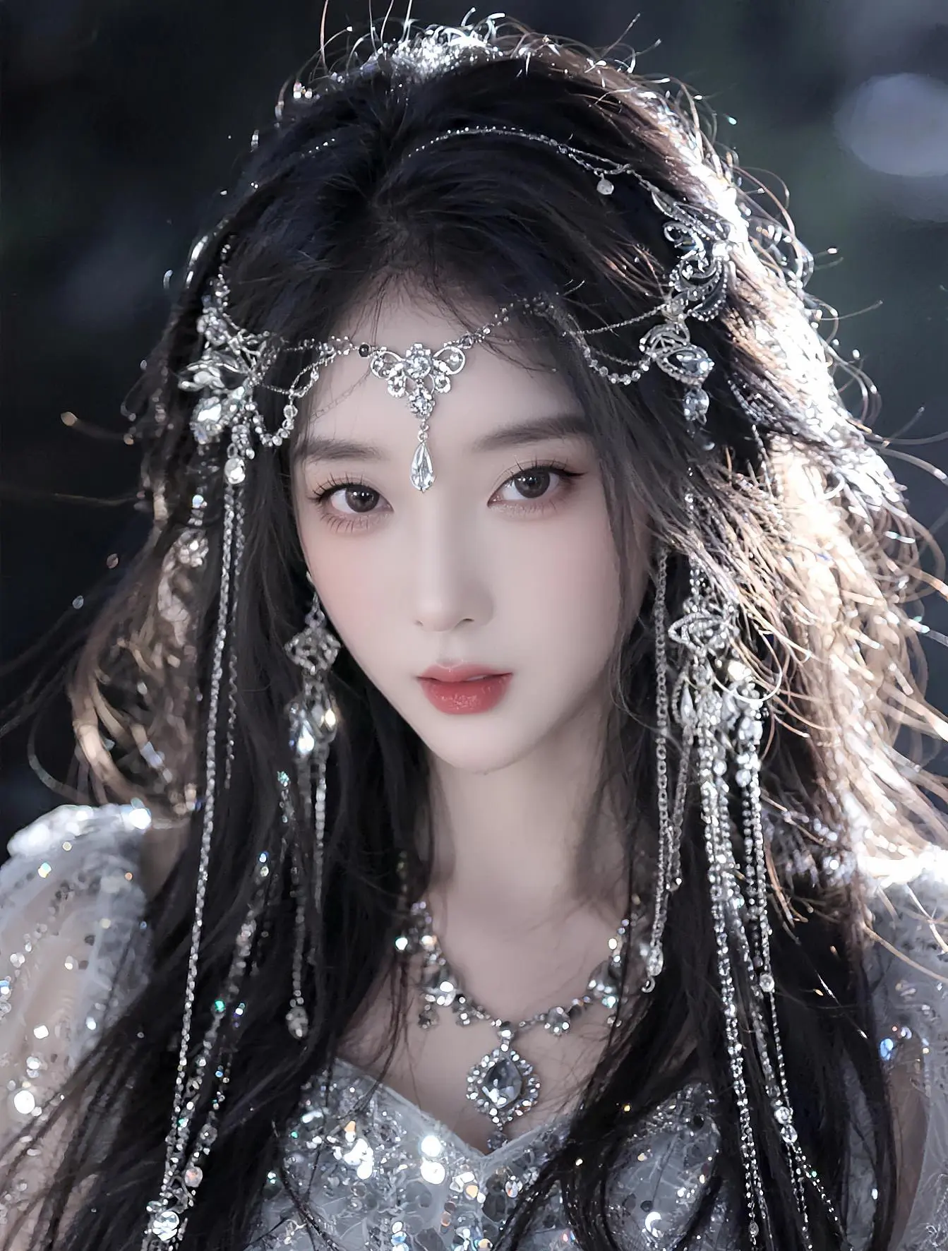 AI大漠银饰美人