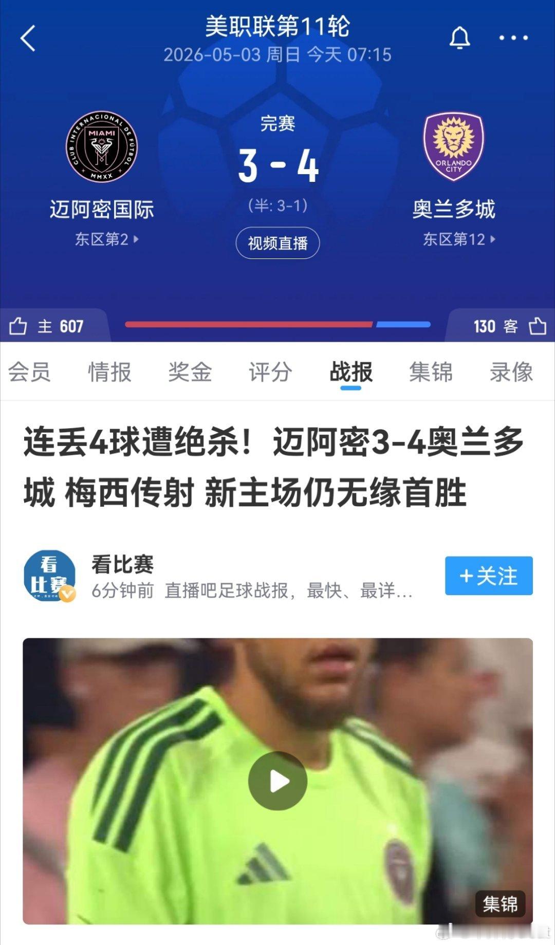 哈哈哈哈哈哈哈哈哈哈哈迈阿密国际vs奥兰多城迈阿密国际3比4奥兰多城