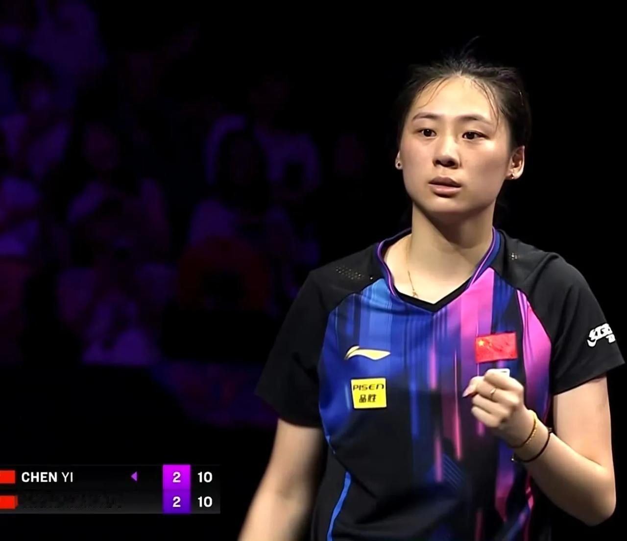 8月9日，陈熠3-2王曼昱
如果说，陈熠胜了莎莎是爆发，那么横滨赛胜了王曼昱，就