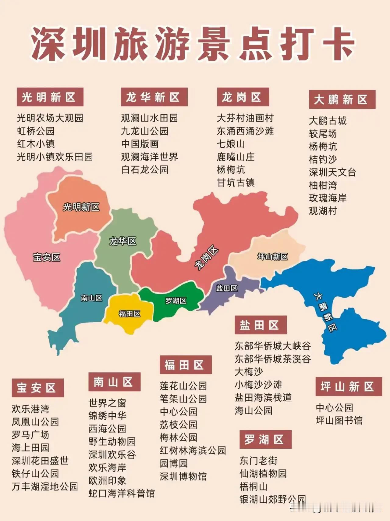 深圳属于我国经济比较发达的一线城市，深圳的知名景点可以说非常之多，下面图片专门为