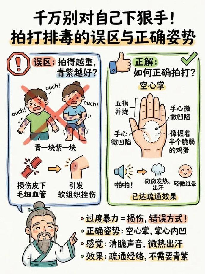 每日科普 | 每日 5 分钟，拍八虚为身体来场 “大扫除”
每天无需花费太多时间