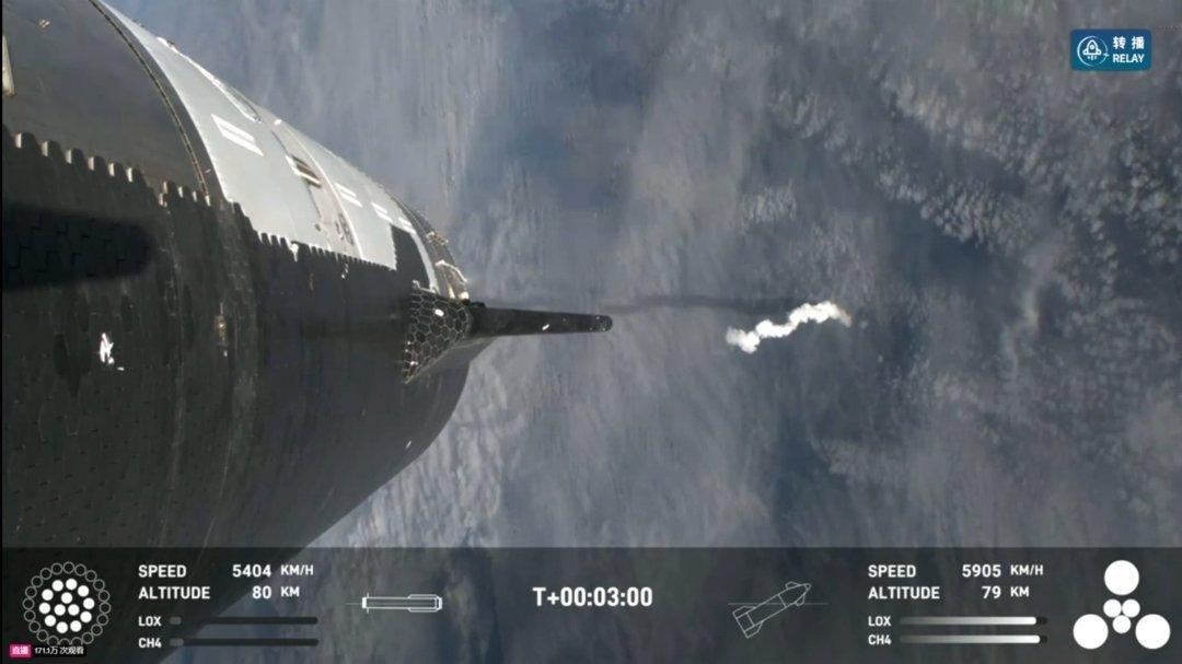 #spacex星舰#热分离 ​​​