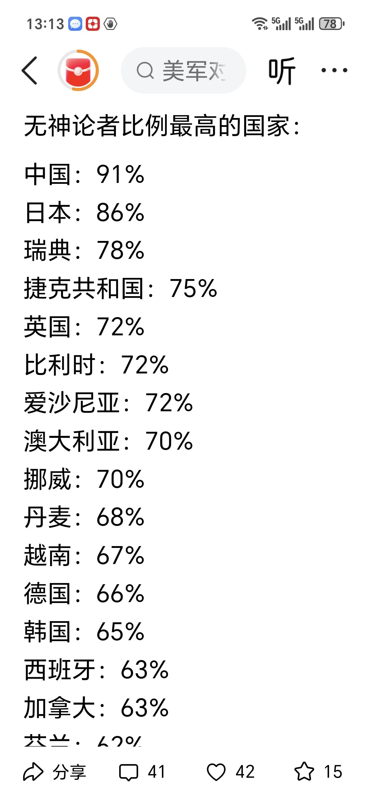 这类统计数据很难令人信服，如何取样？难道又是某个博导的论文数据？