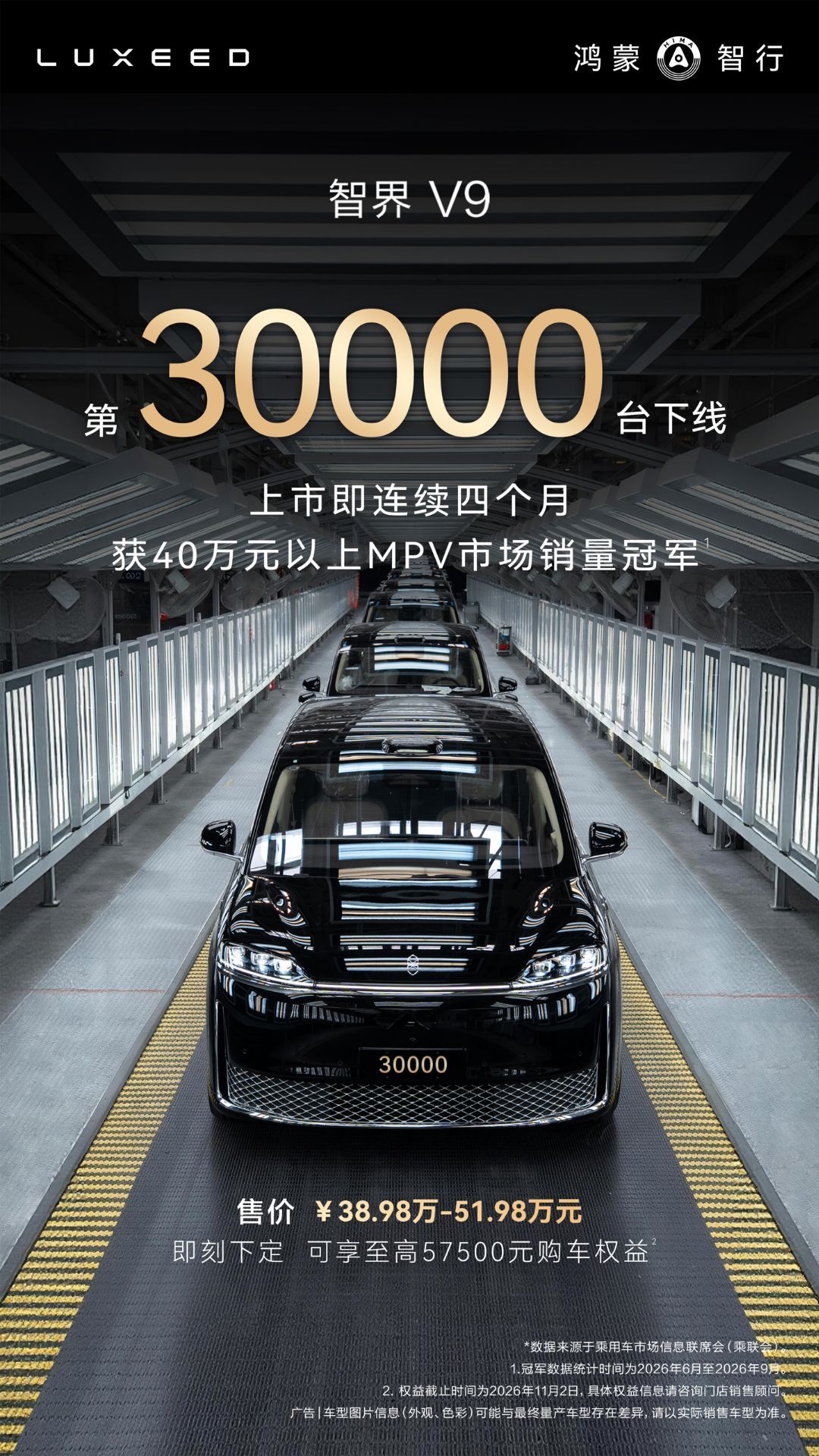 智界V9静悄悄的居然三万台了！闷声赚钱。 ​​​