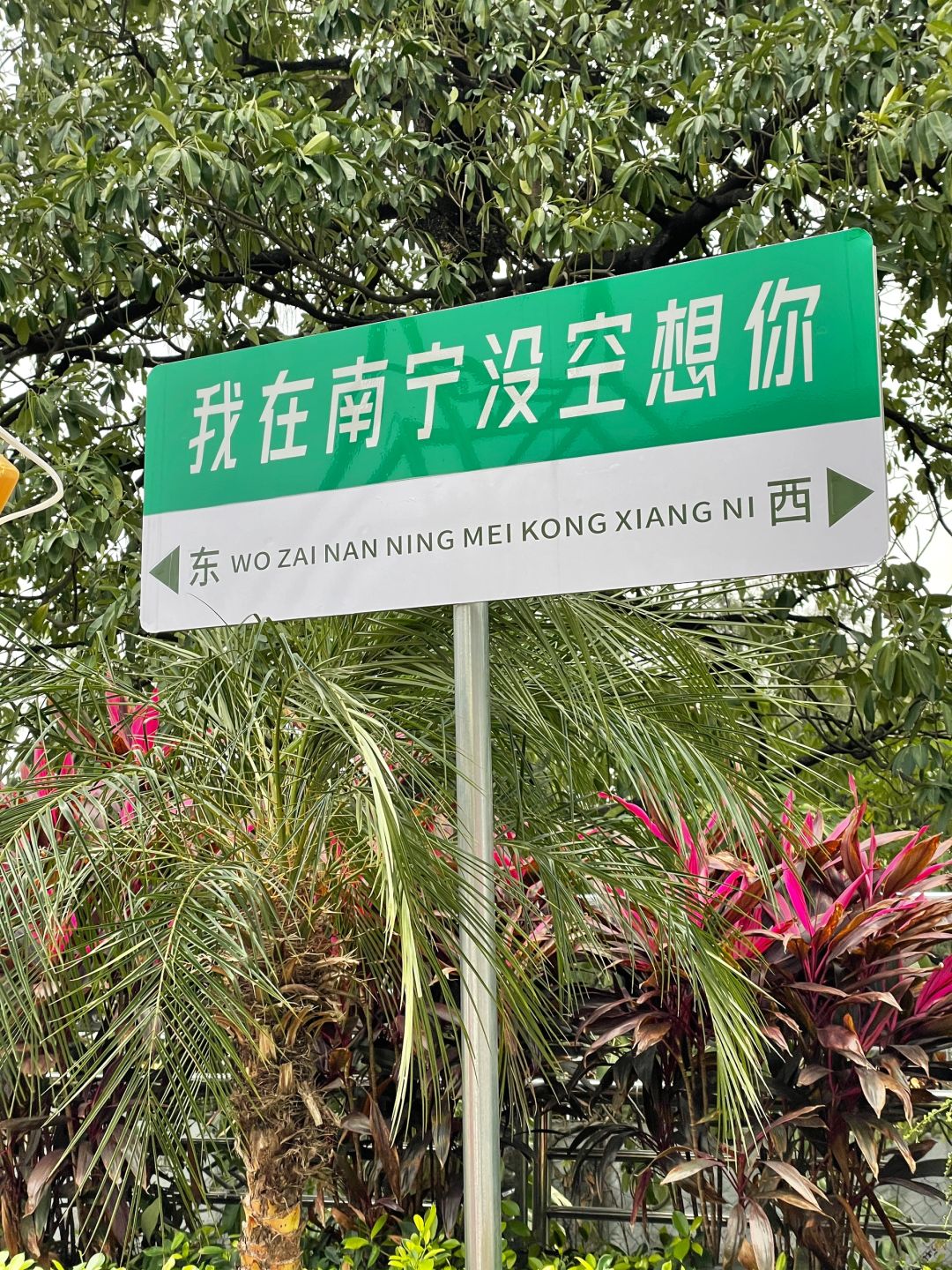 😂我在南宁没空想你