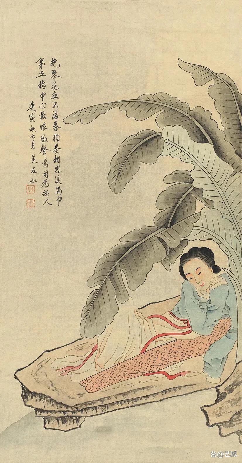 上联：伏案依柳听天籁
下联：[玫瑰]

网络图片/诚谢侵删