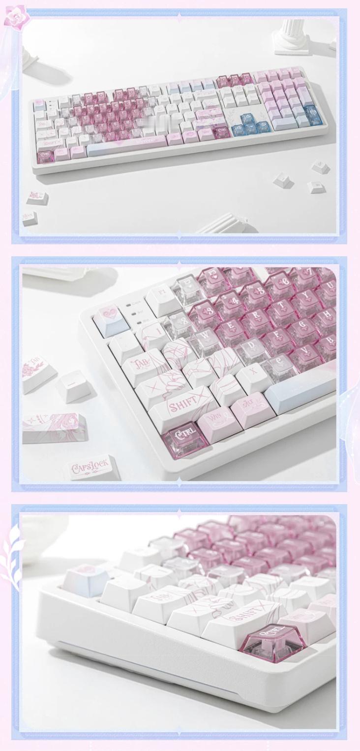 星穹铁道昔涟主题定制机械键盘开预售啦⌨️铝合金CNC工艺搭配Gasket结构，两