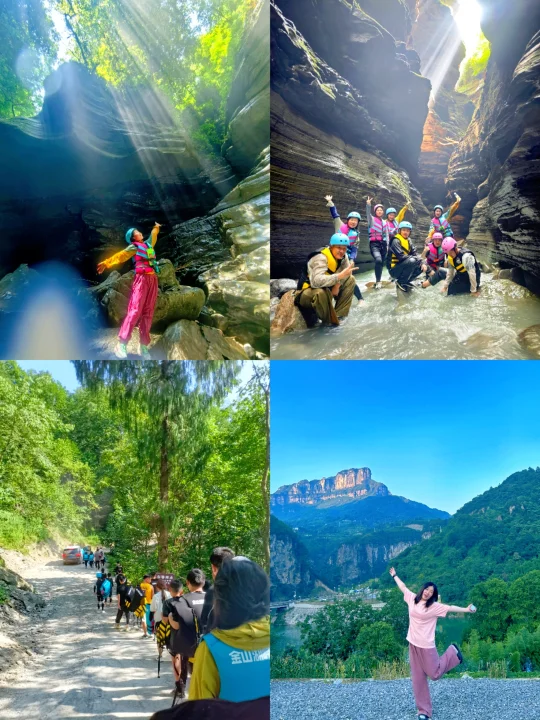 重庆周末去哪玩！金山湖溪降耍水💦💦