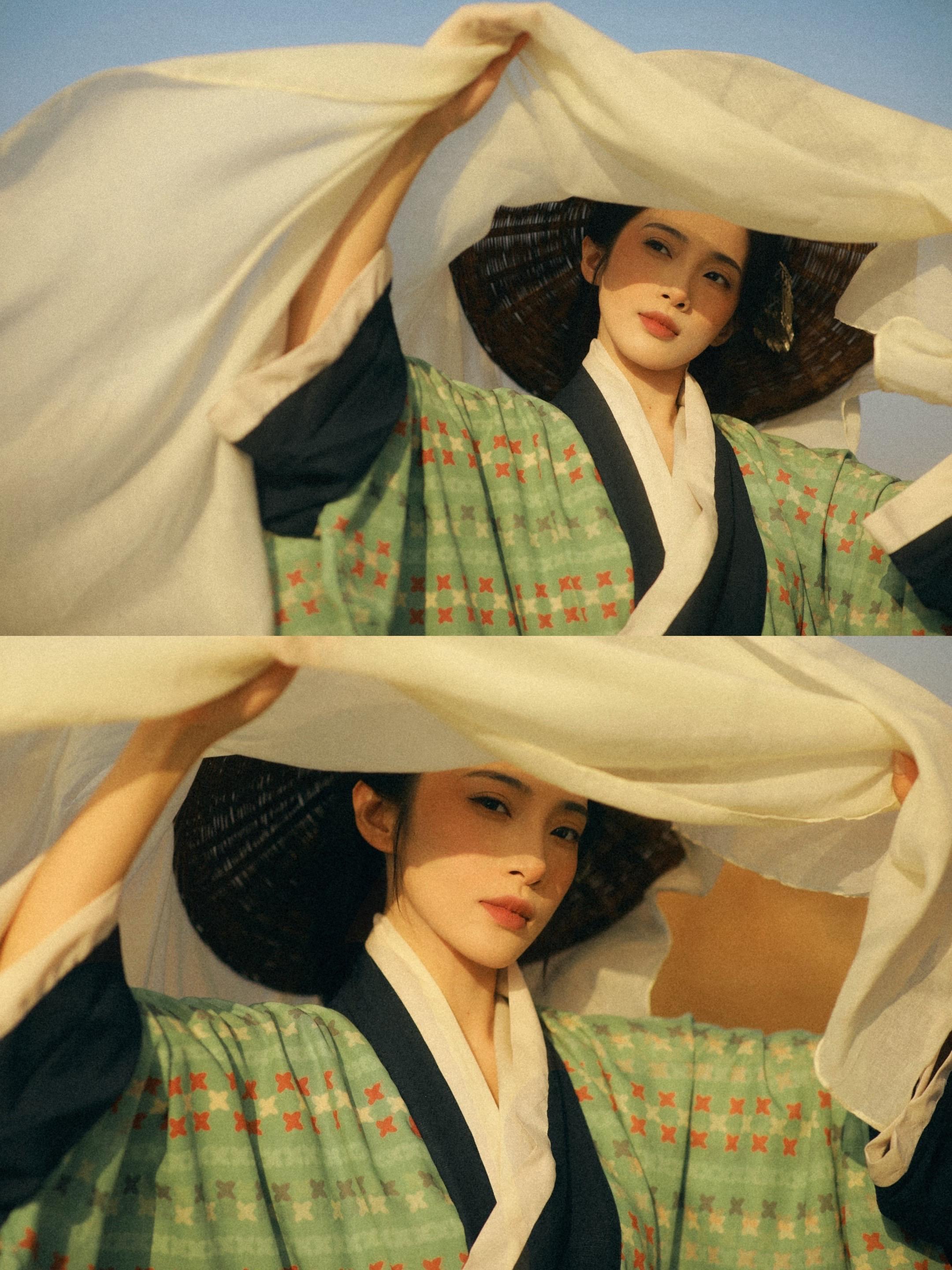 竹笠白纱 一梦江湖。