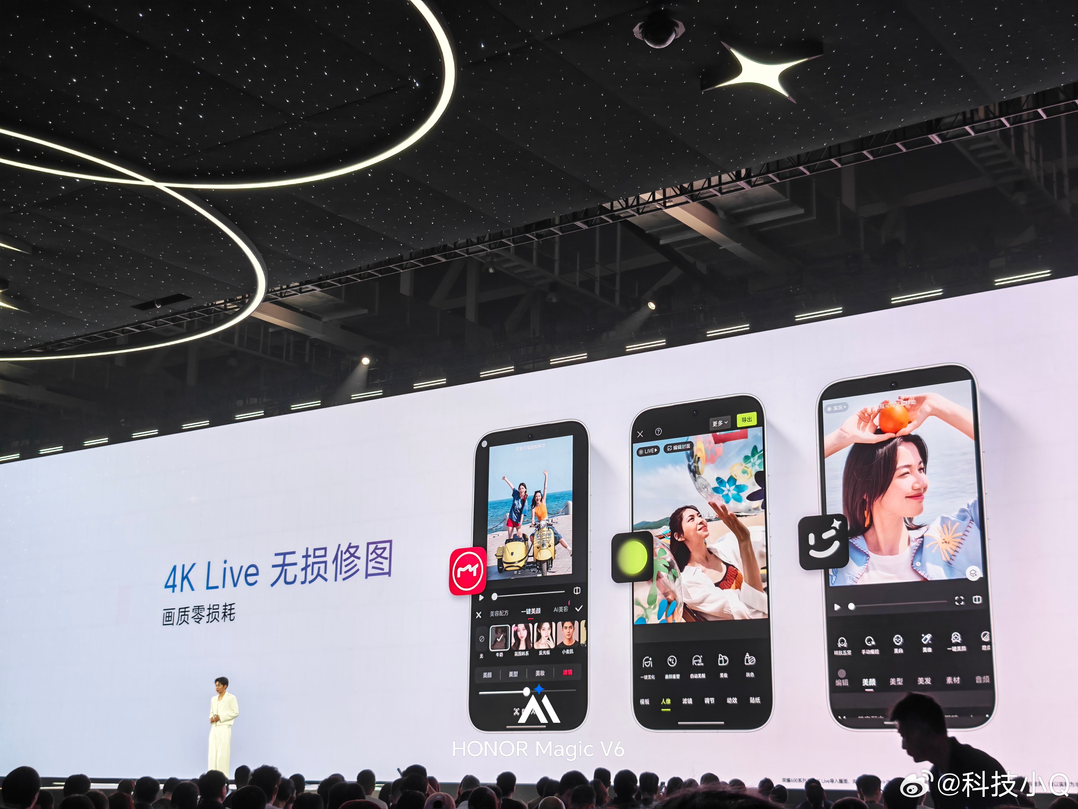 荣耀600荣耀发布会行业唯一全焦段4K Live直出，唯一7倍超长焦4K Liv