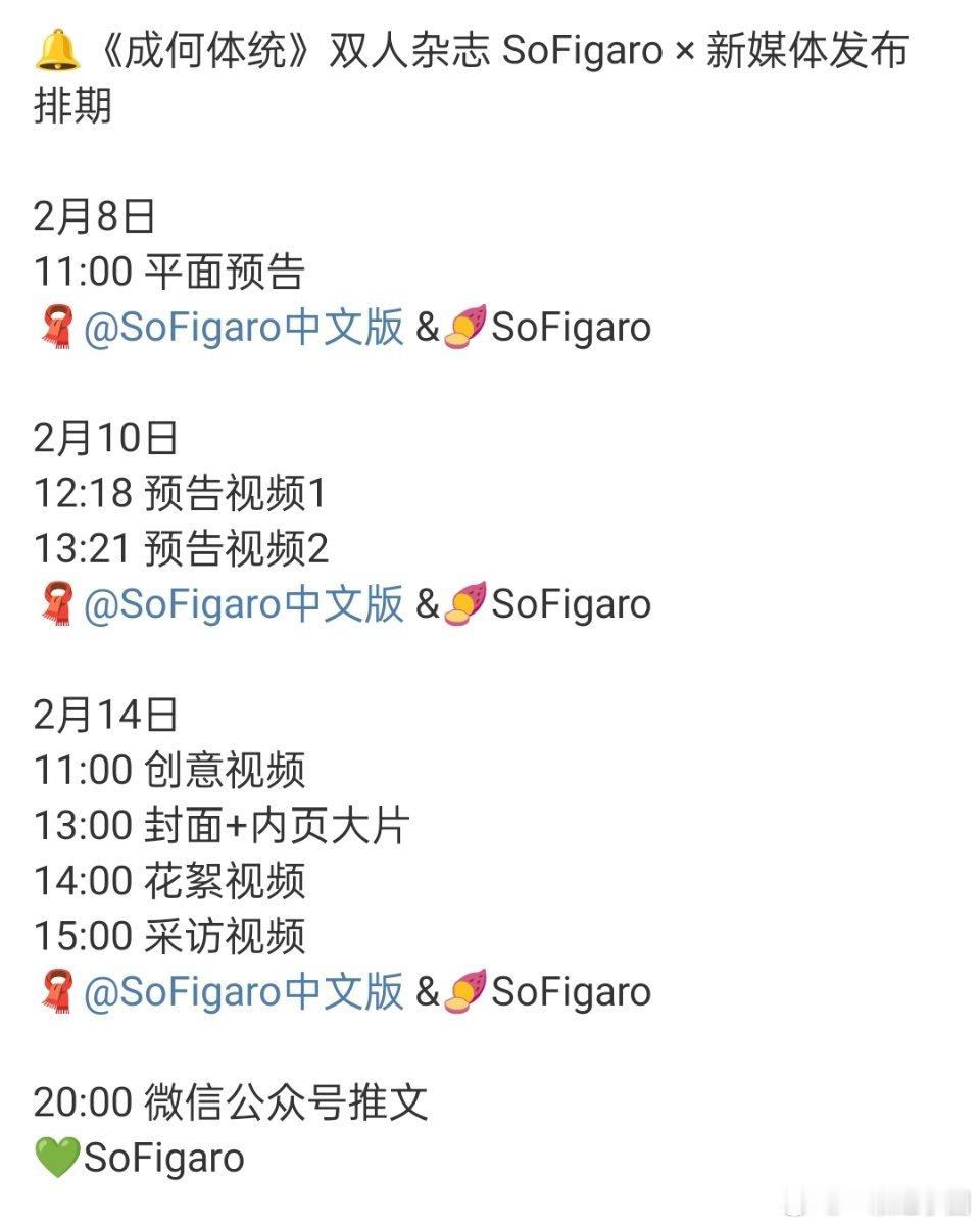 王楚然 丞磊 《成何体统》双人杂志 SoFigaro 