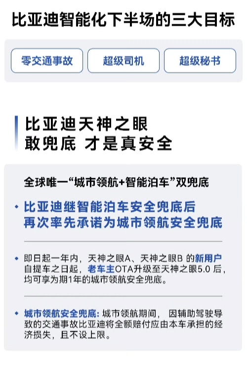 比亚迪和小鹏汽车关于智驾引发交通事故理赔的政策，谁做的更好？期待更多车企来卷这个