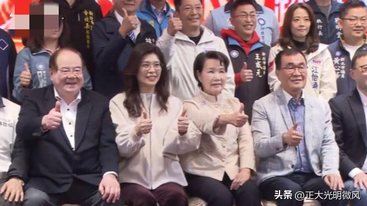 昨天台湾新北市妇女会的新春团拜，表面是温馨联谊，实则火药味已悄悄上场。国民党主席
