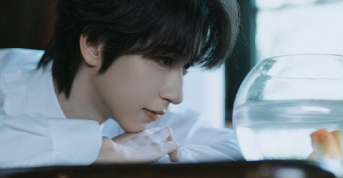 贺峻霖这组图好漂亮 像王子一样 