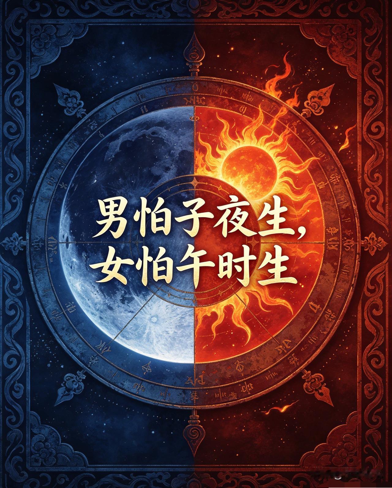 老话“男怕子夜生，女怕午时生”啥意思？并不是易经原文，很多人都理解错了

老一辈