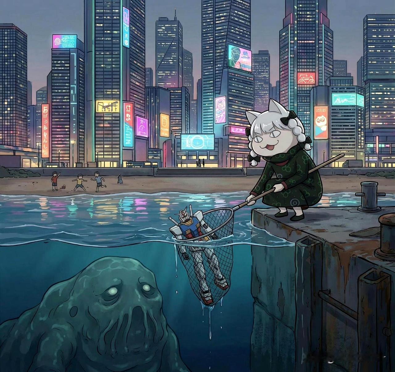 牢a宇宙版的“白茫茫大地真干净”[抠鼻]
所以说，带英没有自己的神话体系，好歹有