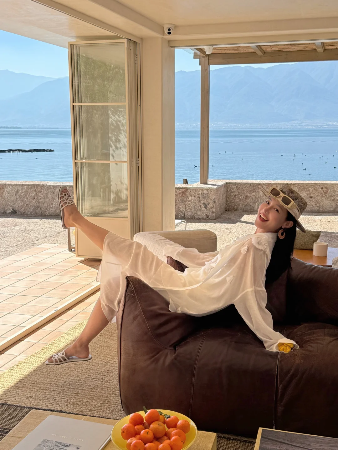 穿新中式去洱海边度假的一天