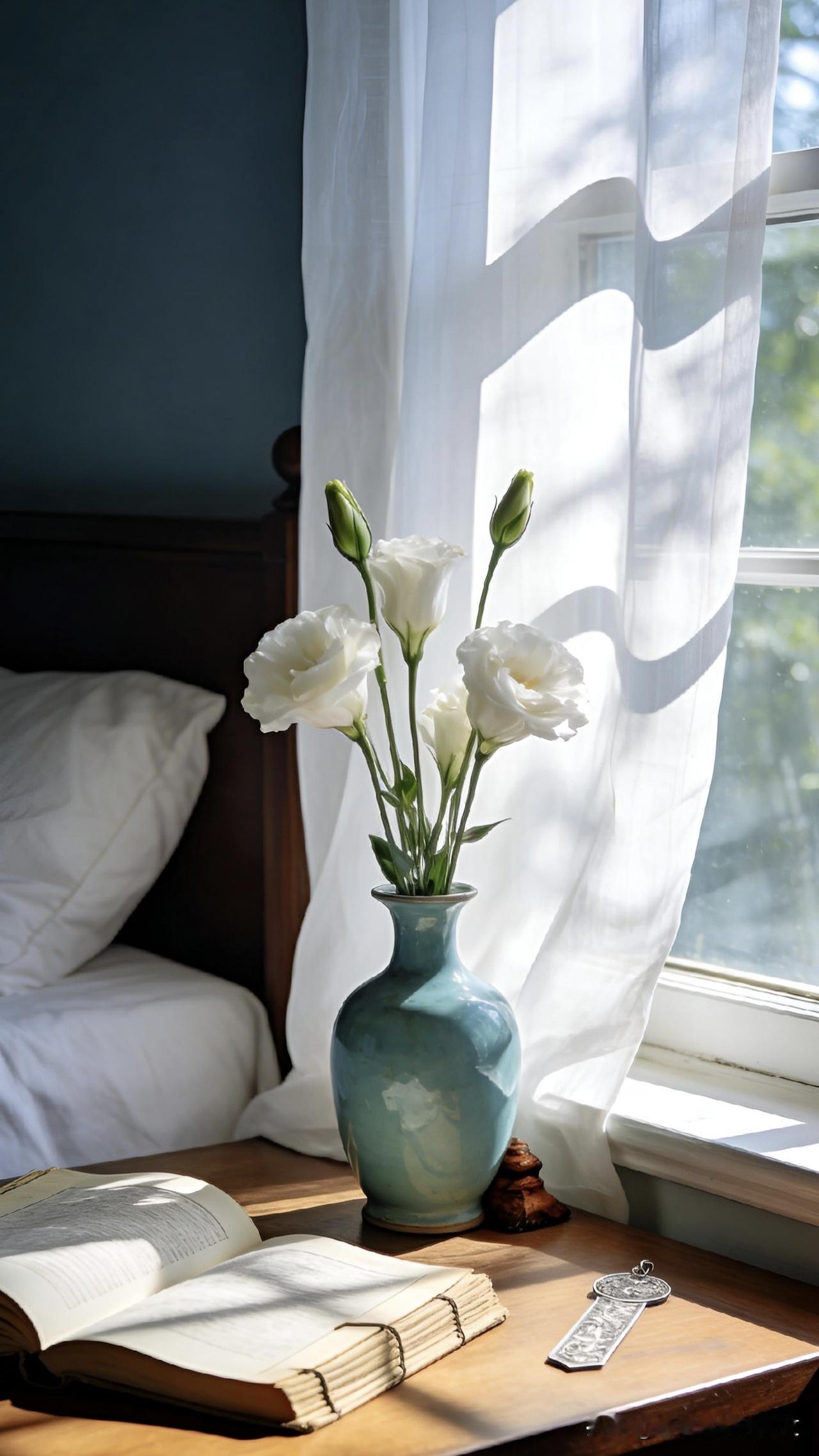 周日晨光治愈，时光留白迎崭新美好

周日的晨光，透过窗纱。
温柔地落在桌角，治愈