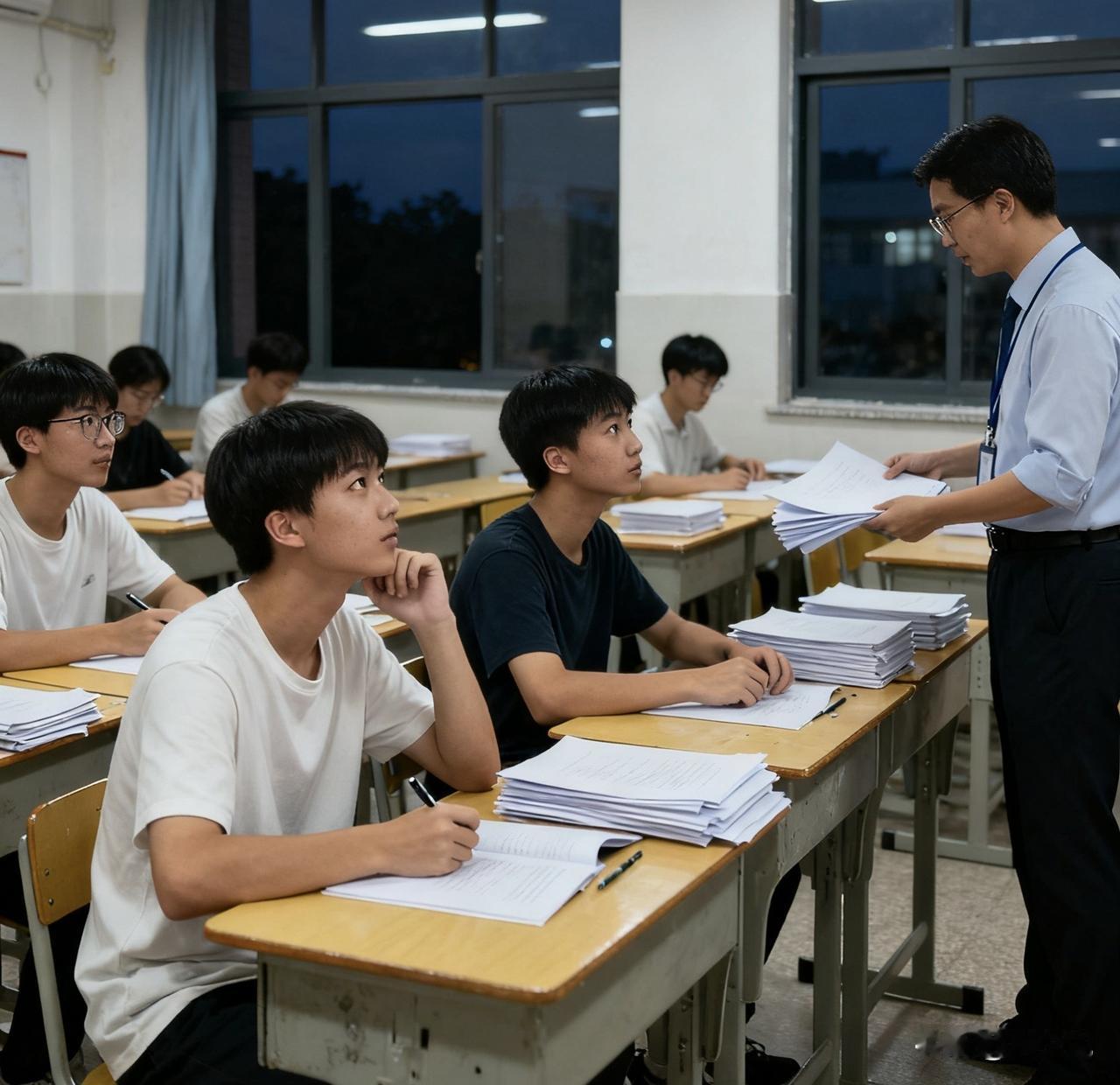 一个悲伤的故事！两位孩子，一个高中补课费花了50万，最后高考只考了五百分，去了一