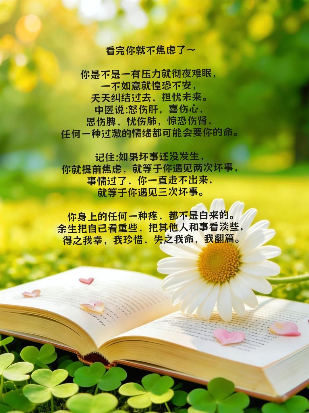 看完你就不焦虑了～
 
你是不是一有压力就彻夜难眠，一不如意就惶恐不安，天天纠结