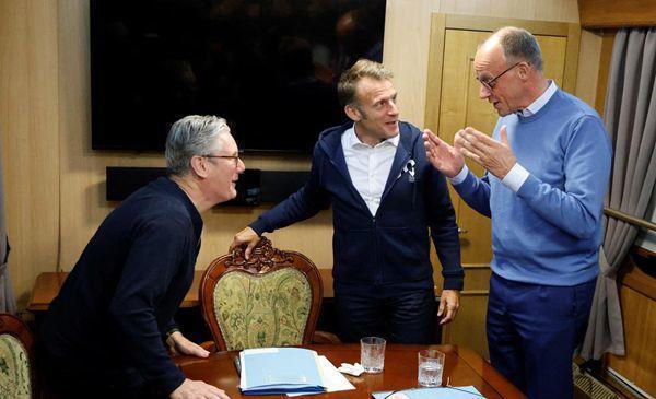 欧洲的三巨头，法国总统马克龙和英国首相斯塔默都已经访华了，德国总理访华也提上议事