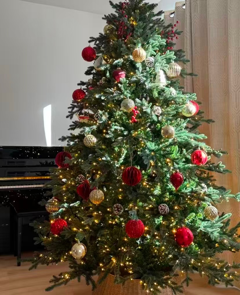 万物皆可圣诞树这创意超赞。把普通东西换个模样，就成了氛围感十足的圣诞树，简单又有