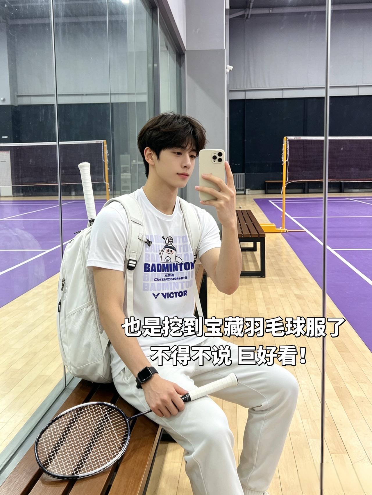 也是挖到宝藏羽毛球服了
不得不说 巨好看！