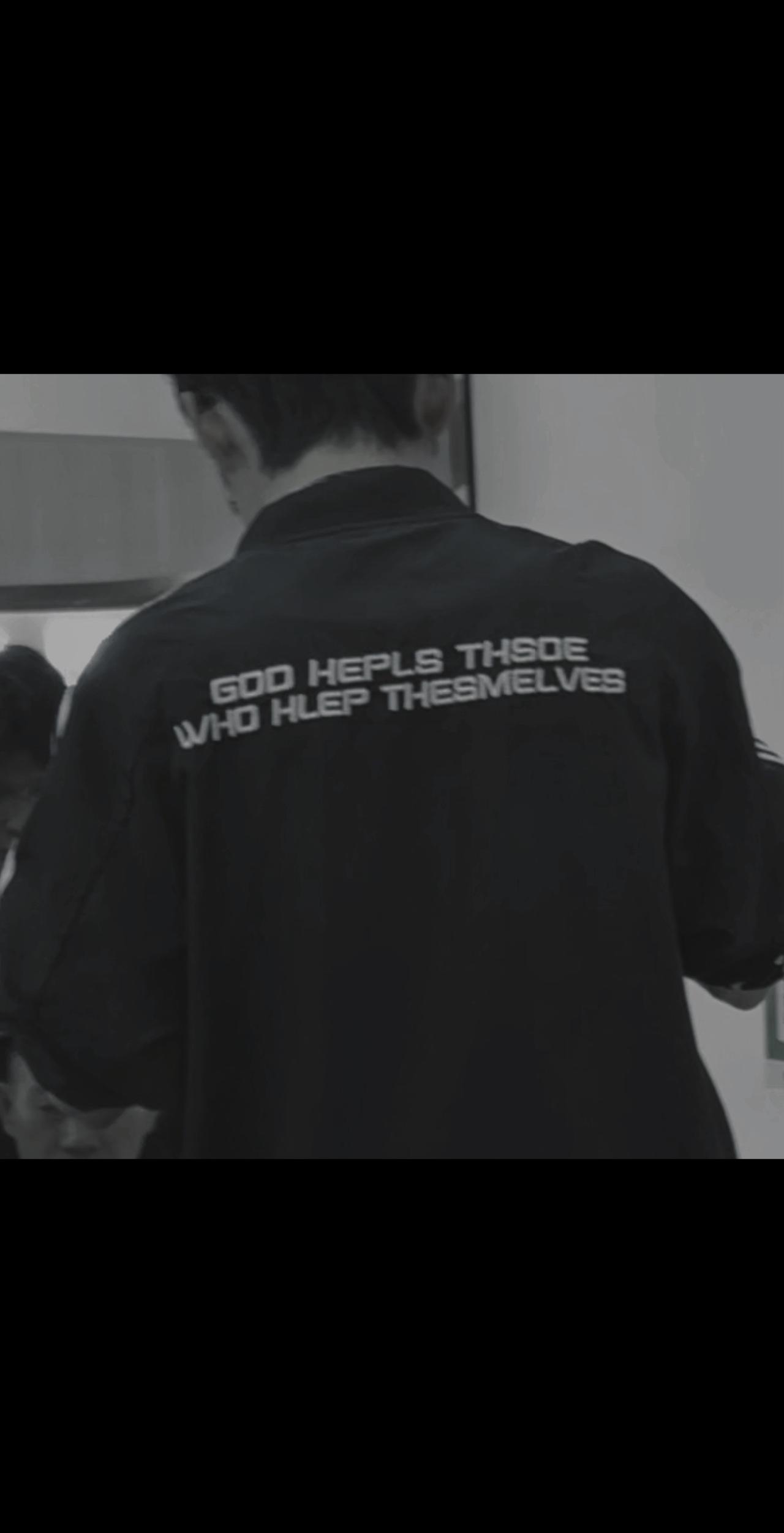 “天道酬情”（青春版）
“god helps thsoe who help th