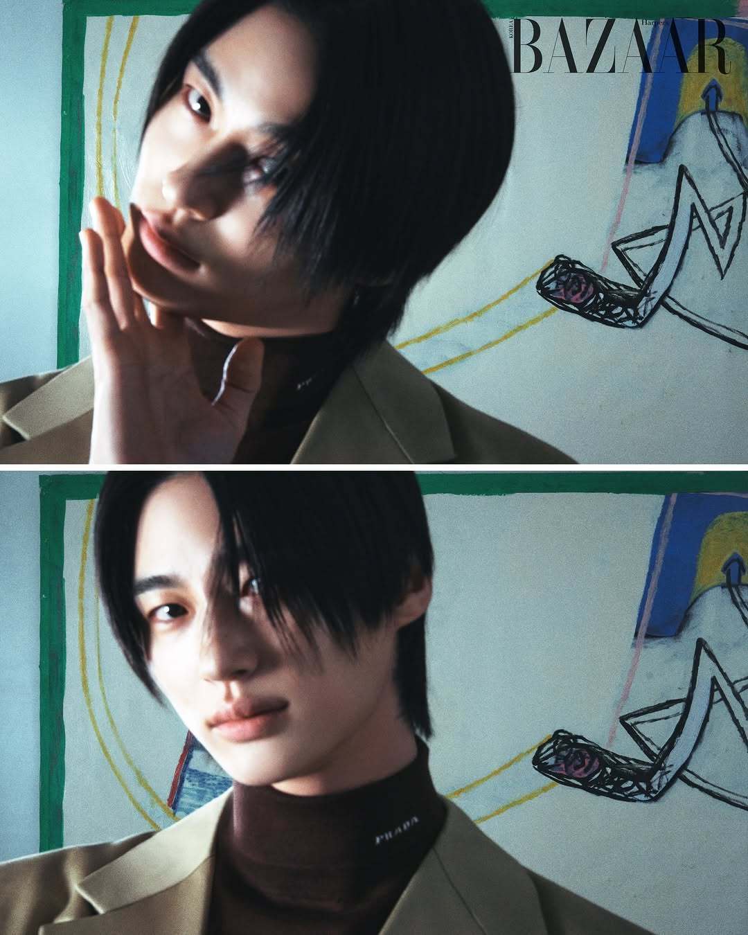 边佑锡✖️Harper's BAZAAR Korea三月刊封面大片 封面大赏