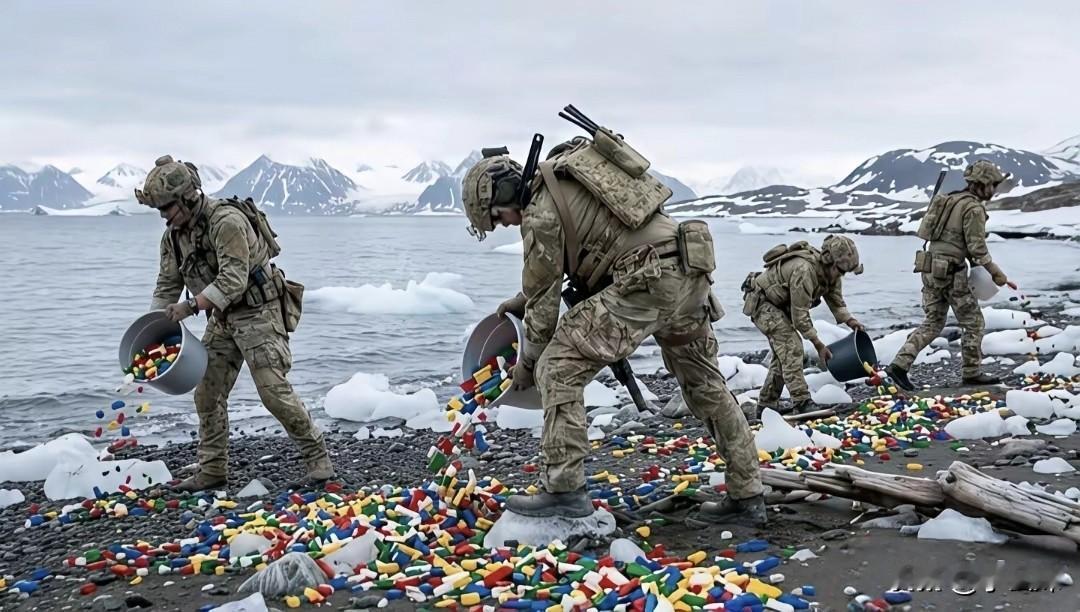 正在布置格陵兰岛的士兵
这是在撒豆成兵吗？