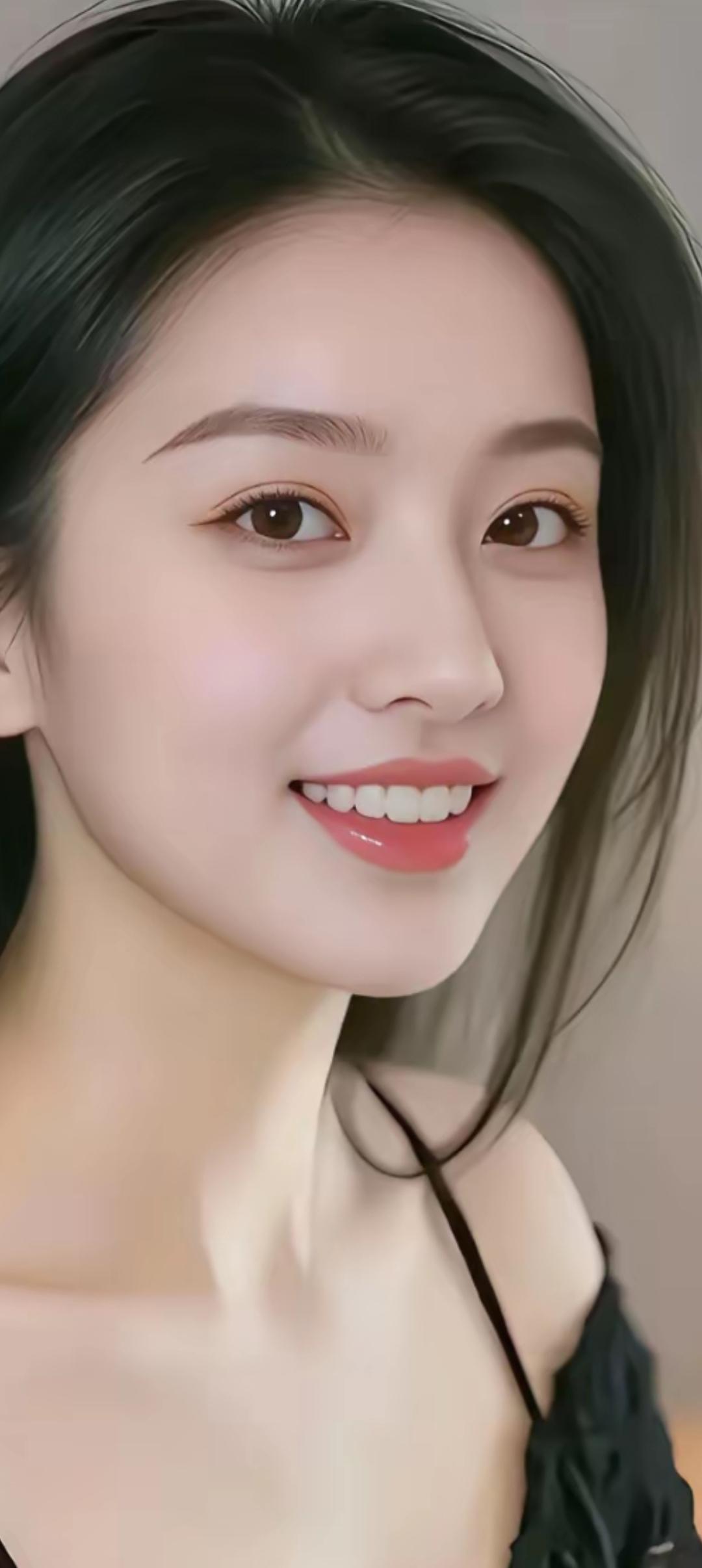 甜美笑容，元气满满，元气少女的一天！😊✨